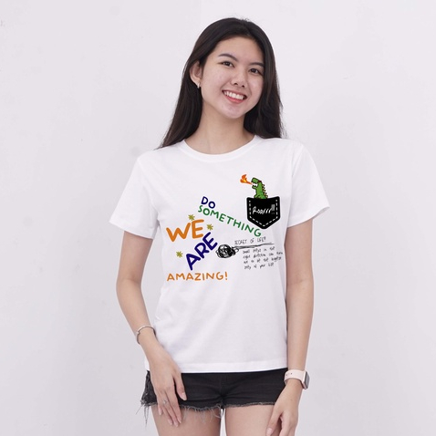 T-shirt lerist / Kaos atasan wanita terbaru Fashion Wanita Lerist kaos Cotton Combed Kaos Tumbrl Ove