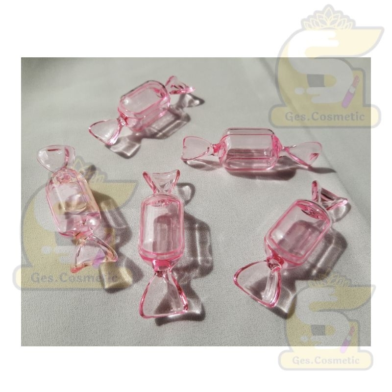 

(Pink) HARGA 1 BIJI ☘️ Amplop Angpou Unik Lebaran Sultan Akrilik bentuk Permen Pita Viral COD murah