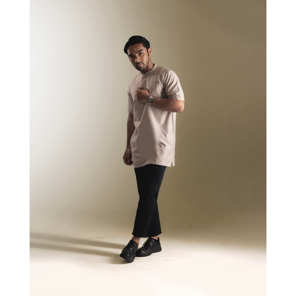 MURAH GERAI HAWA - DAIM BAJU PRIA MODEL KURTA LENGAN PENDEK DAILY & PREMIUM