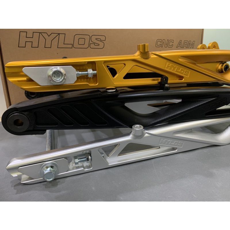 HYLOS SWING ARM CNC UNTUK MOTOR MX KING V1 V2 HEAVY DUTY| ORIGINAL 100%