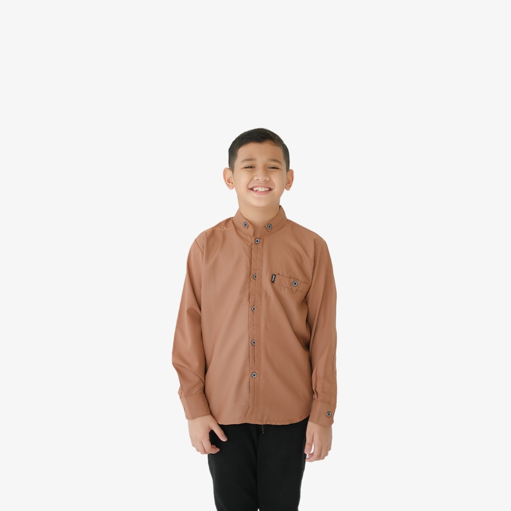 BARS CLOTH.CO Baju Muslim Anak Laki Laki Terbaru 2024 Usia 3 4 5 6 7 8 9 10 11 12 Tahun New Kemko Al Syam Habaib Lengan Panjang Bahan Toyobo Premium Seragam Santri Putra Gus Azmi Hadroh Az Zahir Model Elegan Mewah Simple Modern Outfit Lebaran Kekinian-Millo
