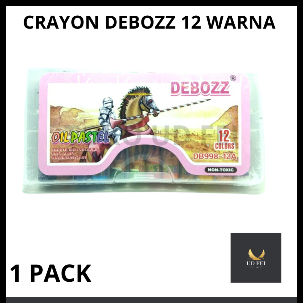 

(1 PACK) Crayon Debozz 12 warna/ Crayon Debozz/ Krayon Debozz 12 DB 998-12A