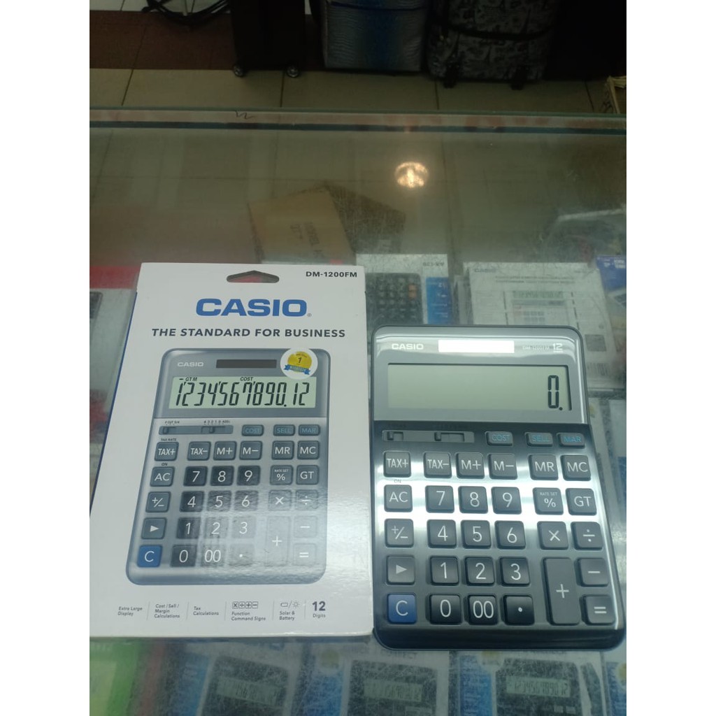 

Casio DM-1200FM / Kalkulator Meja Kantor DM 1200 FM