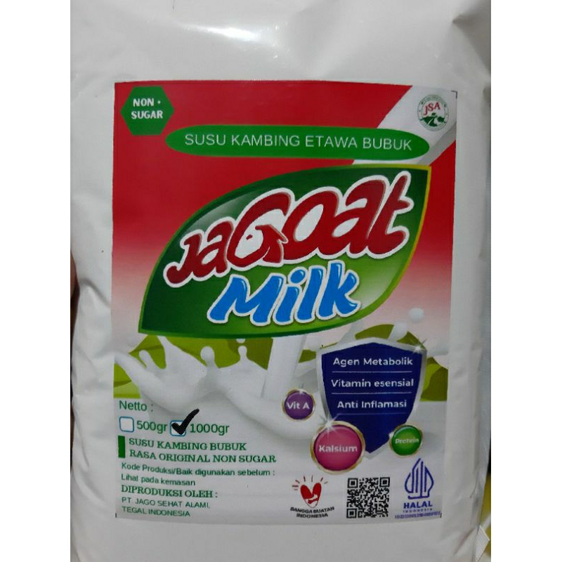 

susu kambing etawa-1 kg (kemasan baru)