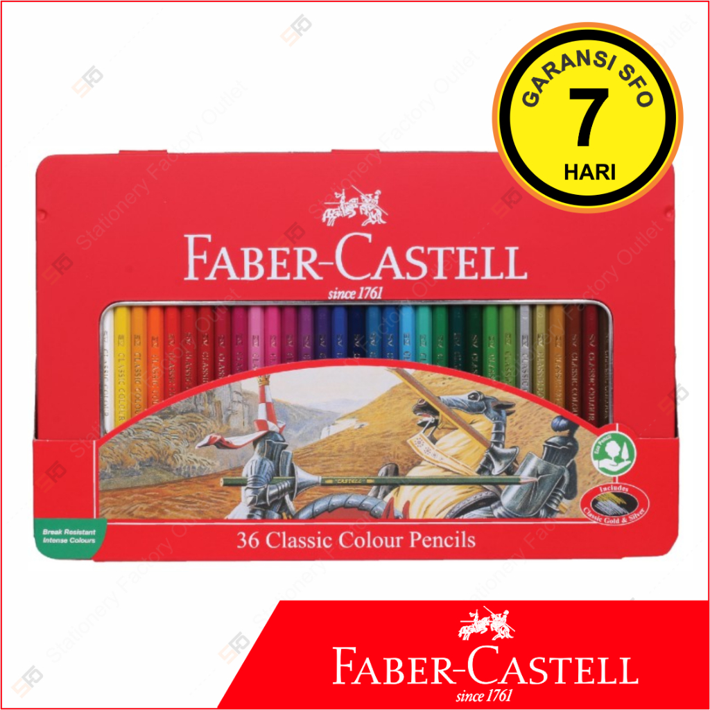 

Pensil Warna Faber Castell Isi 36 Tin Case