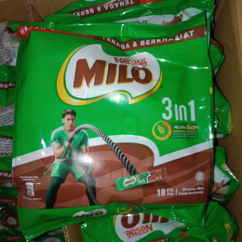 

Milo 3in1 18stik 1dus isi 24bgks