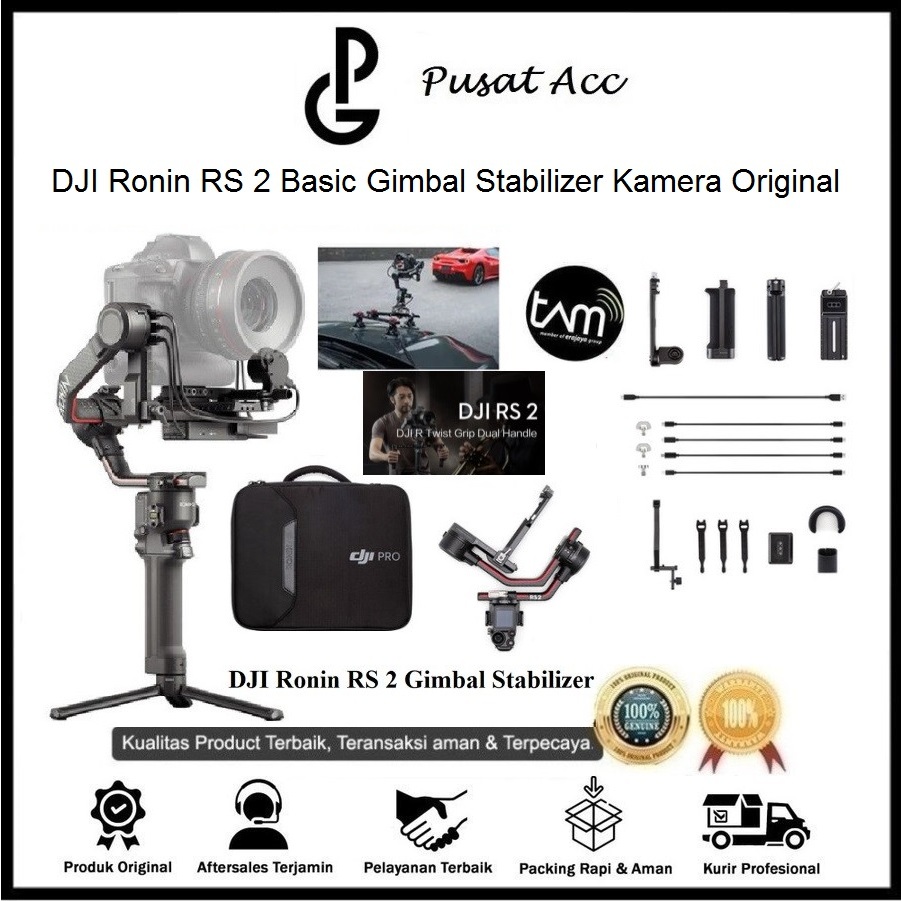 DJI Ronin RS 2 Basic Gimbal Stabilizer Kamera Original Ronin RS2 Basic