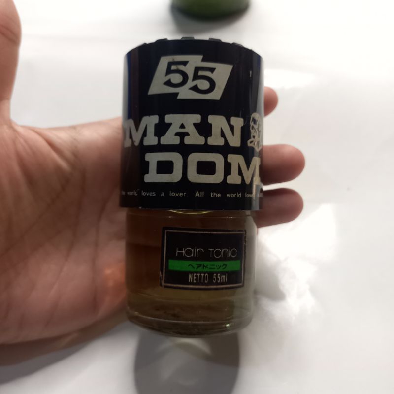 Produk Jadul Mandom Hair Tonic taun 1980an (hanya untuk koleksi saja)