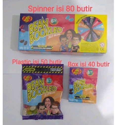 

Terbaru 88 Bean Boozled edisi 6th refill spinner permen rasa aneh