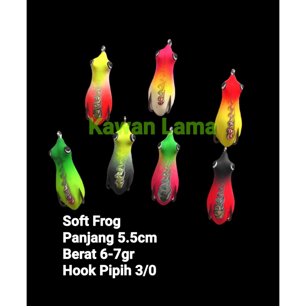 SOFT FROG Umpan Mancing SOFT FROG Geol 24