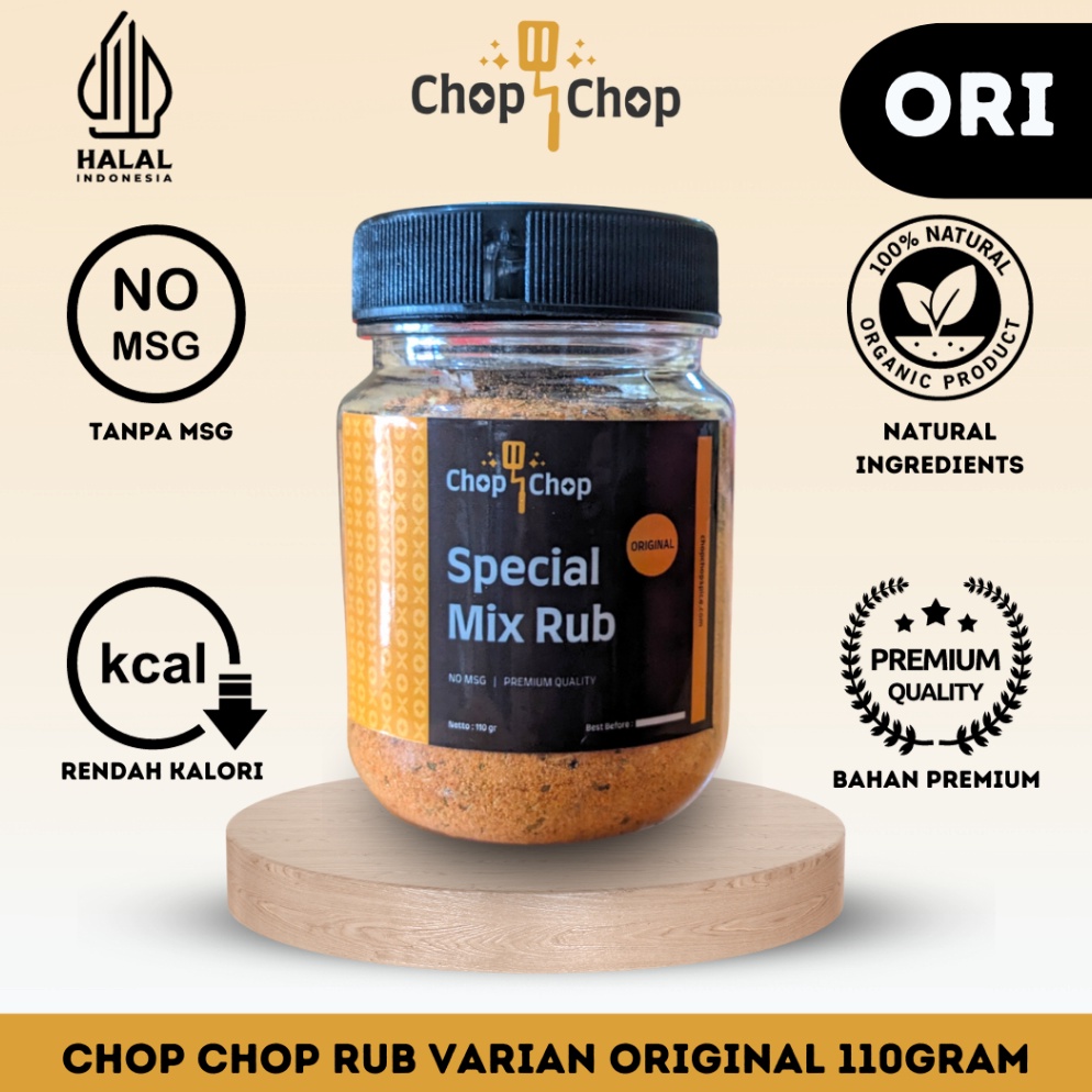 

1111 Brands Festival Chopchop Special Mix Rub Original Bumbu Marinasi Rendah Kalori Diet Serbaguna 11gr