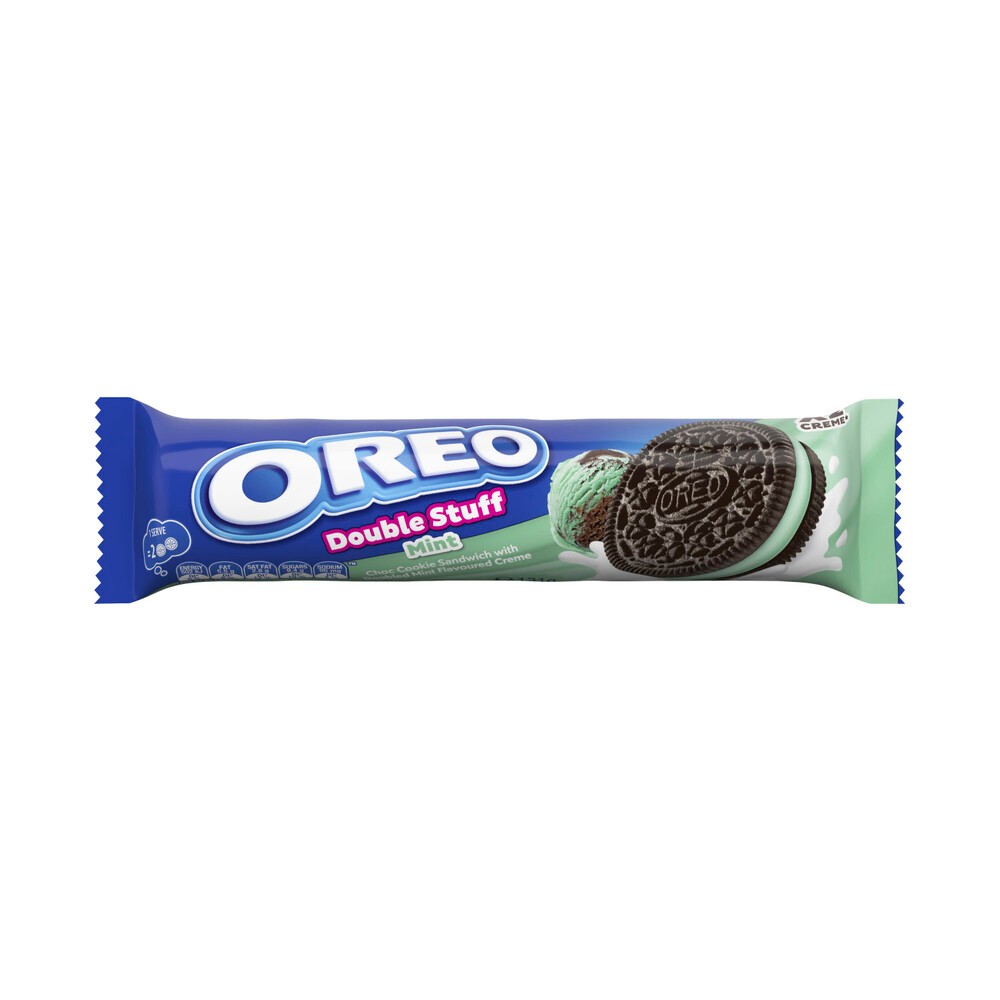 

Oreo Double Stuff Choc Mint Cookies | 131g