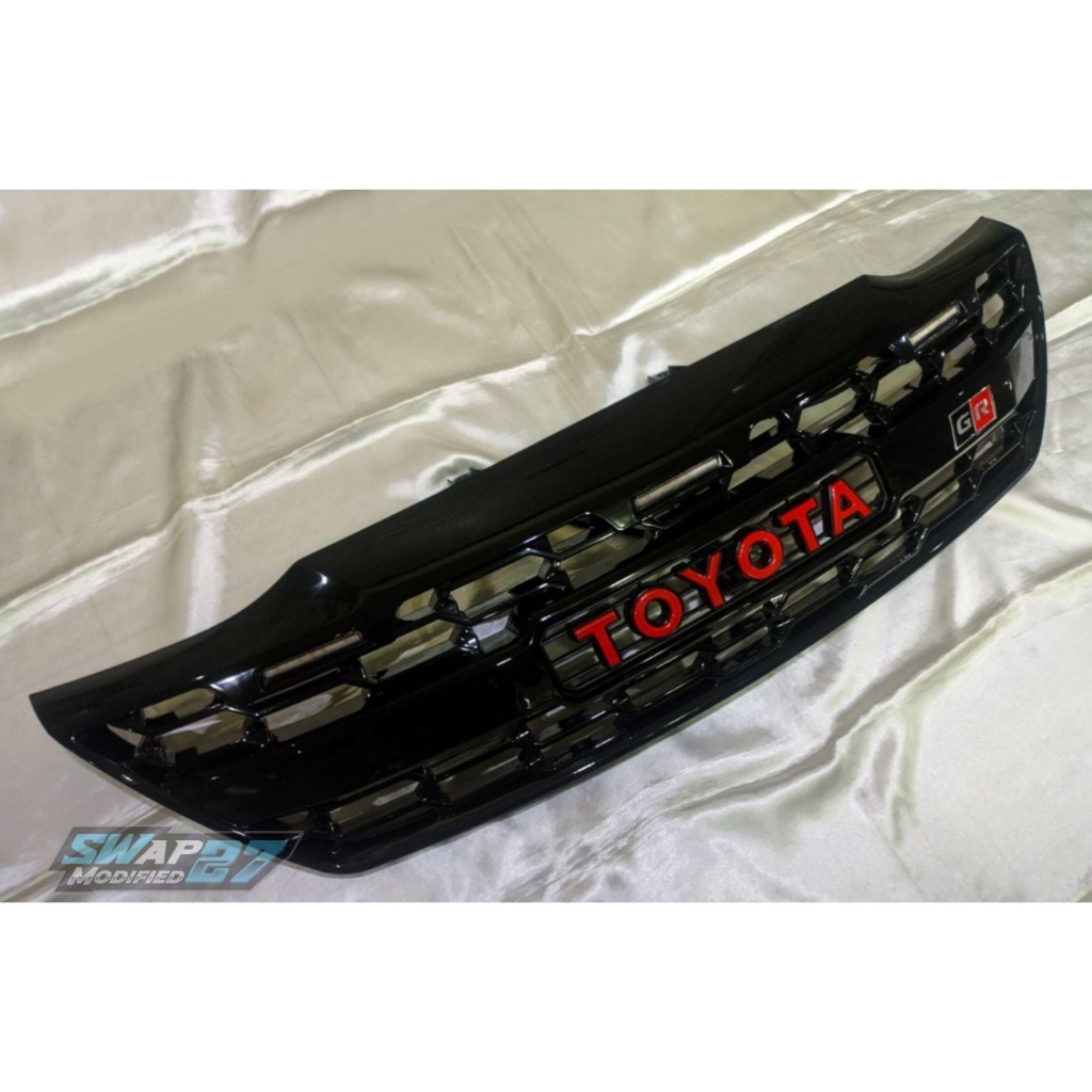 front grill gril grille bumper depan fortuner grand vnt trd 2012, 2013, 2014, 2015 led logo toyota i