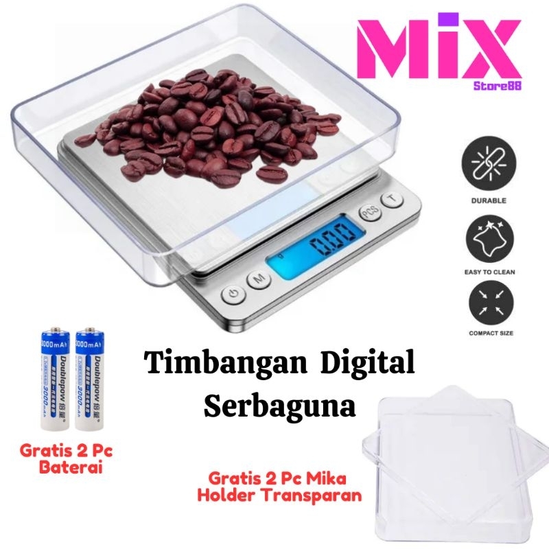 Timbangan Digital 3kg Timbangan Dapur Elektronik Timbangan Kopi Digital 3kg Timbangan Elektronik Mej