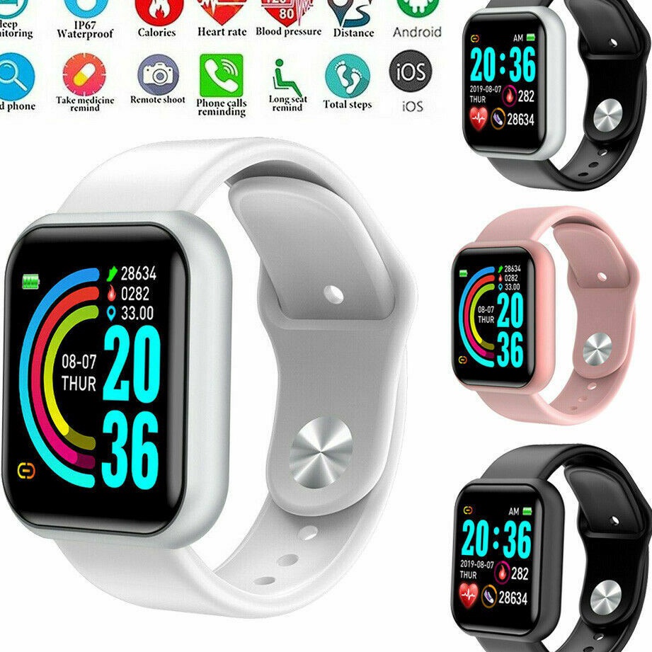 Ready Stock DGS Smartwatch wanita Y68 Smart watch y68 Smartband Y68 Smart band Y68 w Kemasan Baru