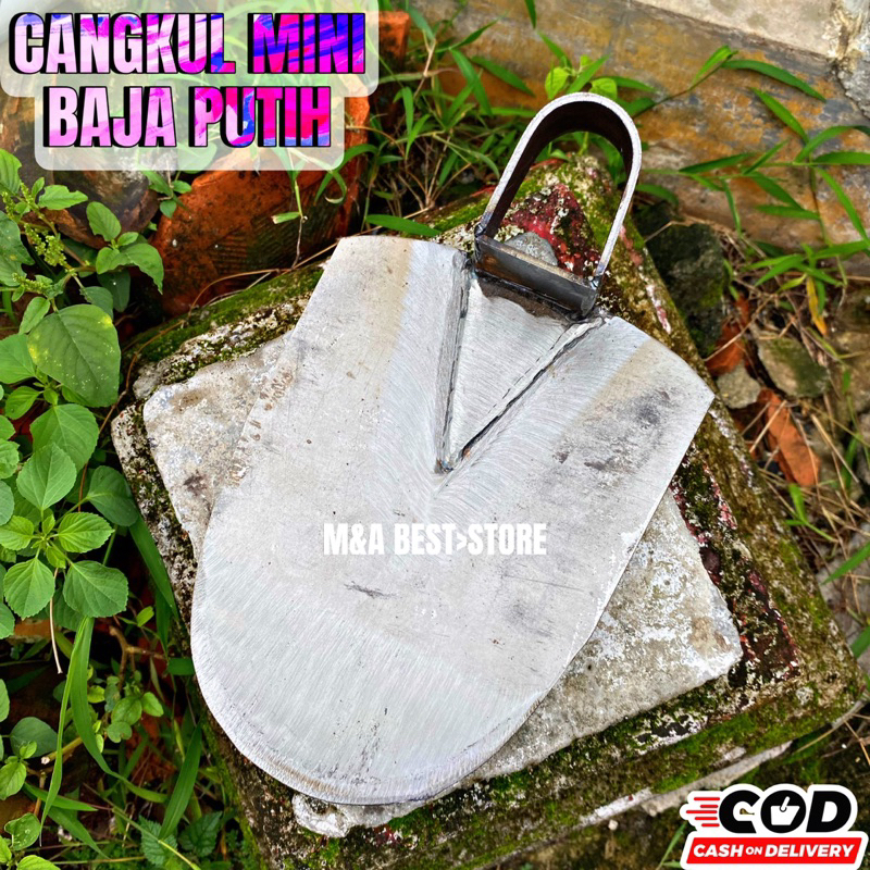 Cangkul Mini baja Putih Baja - Cangkul Tanaman - Cangkul Sayuran bunga halaman Rumah
