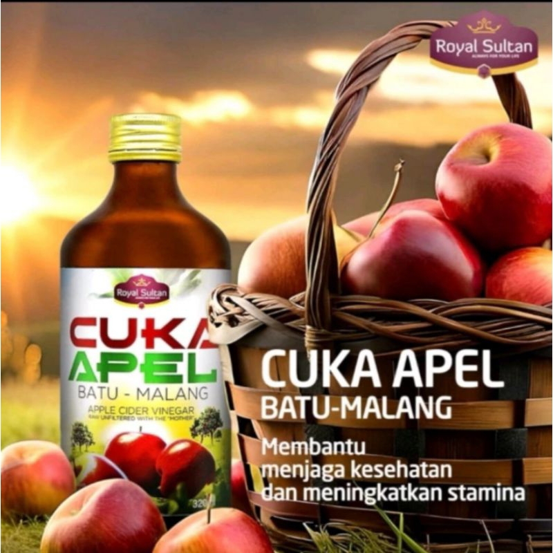 

Cuka Apel Natural Apple Cider Vinegar Royal Sultan
