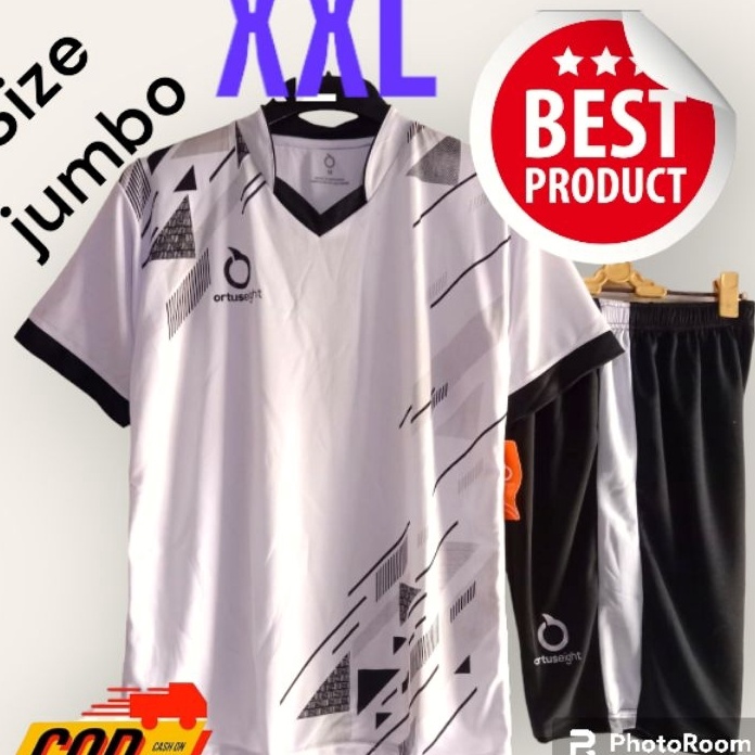 Terlaku baju jersey size jumbo XXL futsal bola setelan badminton