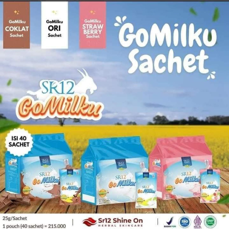 

GOMilku sR12|Susu Etawa Premium|Susu Kesehatan|Susu kalsium