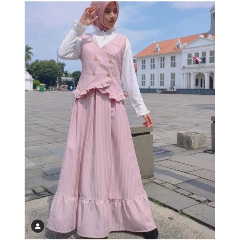STUD Hijabstore Eleanor Set Vintage Dress