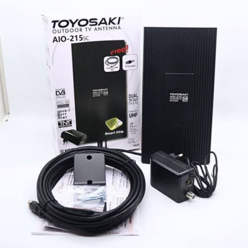 toyosaki antena digital AIO 215sc / Outdoor & indoor Antena TV DiGITAL toyosaki AIO 215sc / Antena T