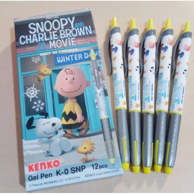 

Kenko Gel Pen K-0 Snoopy - Biru Isi 12 Pcs