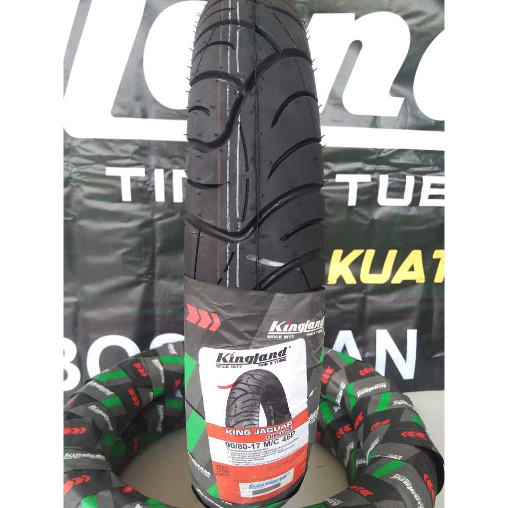Ban Tubeless Kingland Jaguar 90/80-17 original Ban Motor Bebek Sport Vixion Supra GTR Mega Pro Smash