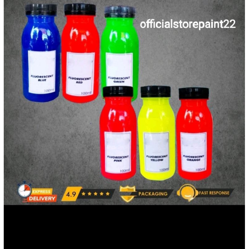 Cat Fluorescent Skotlite Stabilo 100ml & 250ml cat mobil dan motor warna stabilo CAT DUCO OTOMOTIF C