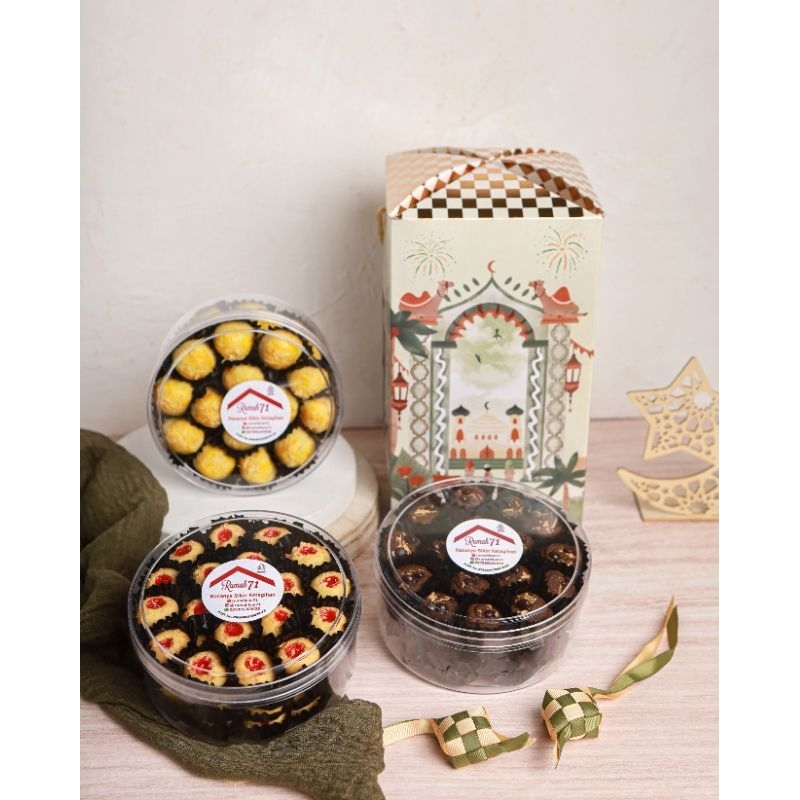 

Rumah71 Hampers Kue Kering Lebaran Idul Fitri Toples 500 Gram - Homemade Cookies