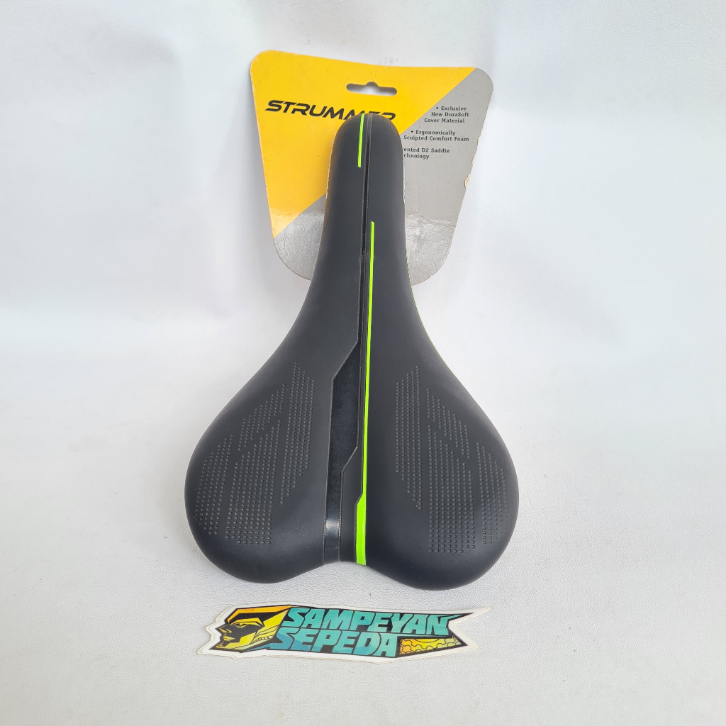 Sadel Jok Sepeda MTB Federal Seli Lipat Strummer Garis Gel Empuk