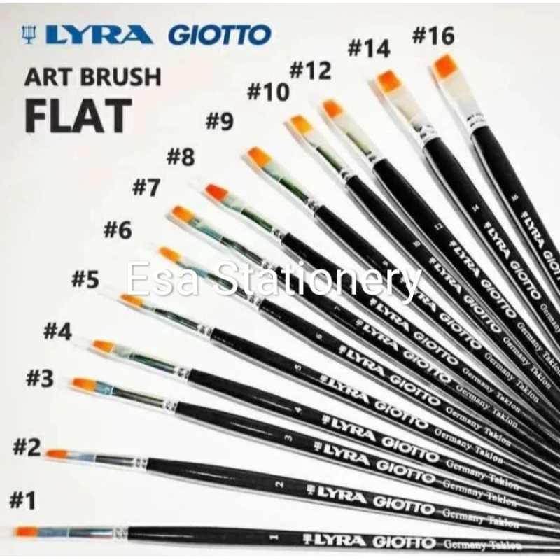 

Lyra Taklon Art Brush Flat