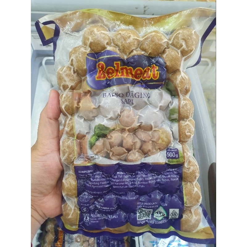 

Belmeat bakso daging sapi 500g