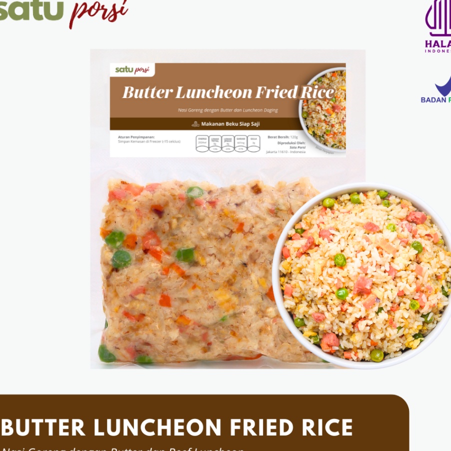 

PROMO SALE Satu Porsi Butter Luncheon Fried Rice