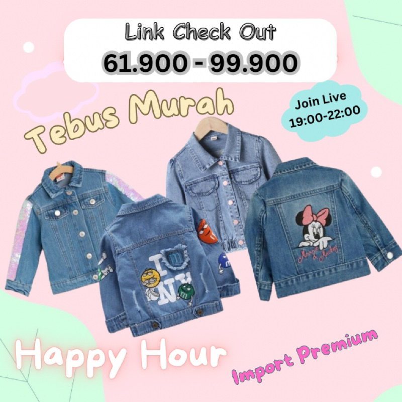 (KHUSUS LIVE ) TEBUS MURAH SUPER PREMIUM / LELANG BAJU ANAK IMPORT ORIGINAL