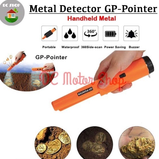 HEMAT GP Pointer Metal Detektor Alat Deteksi Logam Metal Emas Perak