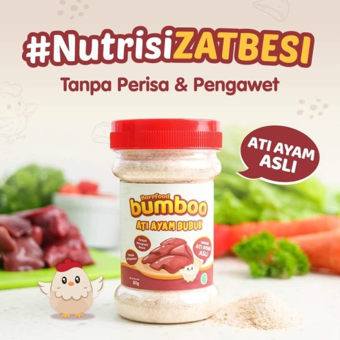 

Bumboo Ati Ayam Bubuk Makanan Pendamping Air Susu Ibu 80 Gram - KIDDOSAURUS.CO