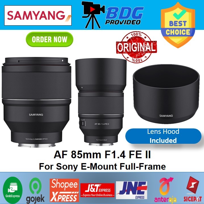 SAMYANG AF 85mm F1.4 FE II / Lensa Samyang For Sony Full-Frame E-mount AF 85mm f/1.4 FE mark II
