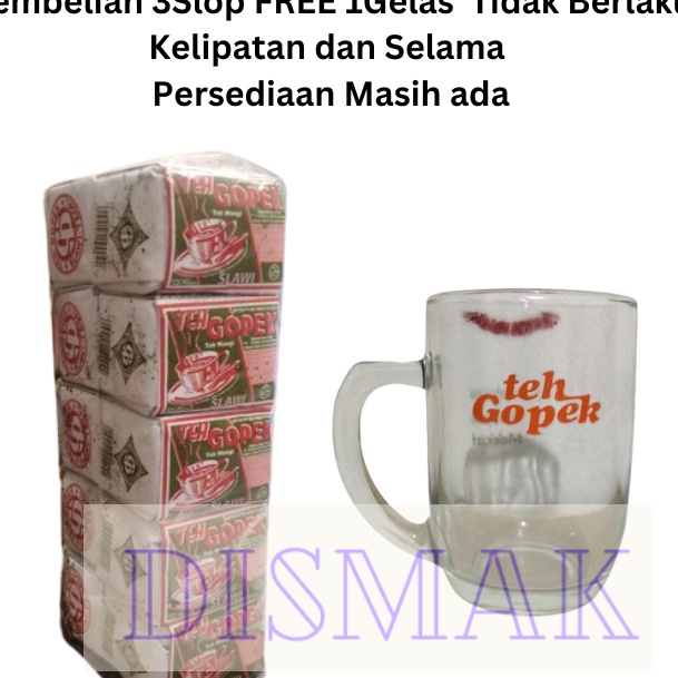 

PROMO SALE Teh Gopek Slawi 1 x 4 gram