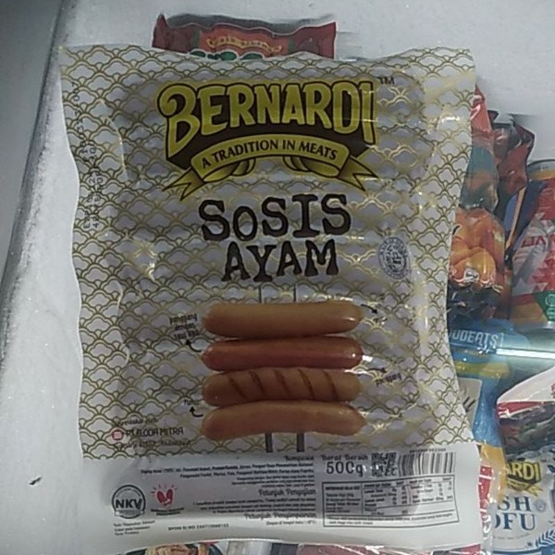 

Bernardi Sosis Ayam 10cm | Berat 500gr