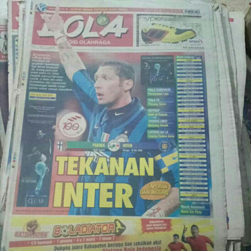 TABLOID OLAHRAGA BOLA NO. 1.827/JUMAT 16 MEI 2008