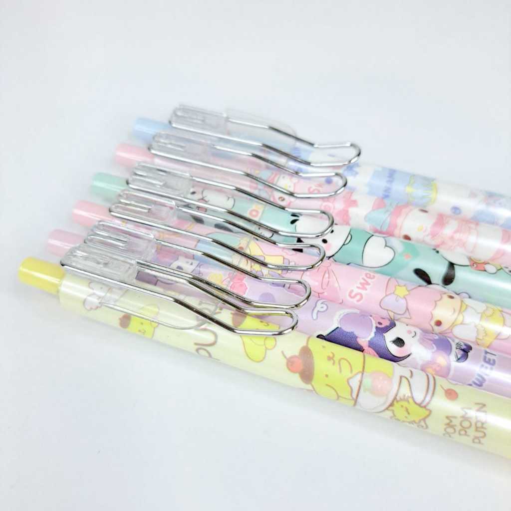 

Gelpen Sanrio Full Printing Besi Kuromi Pompompurin Pochacco My Melody Cinnamoroll