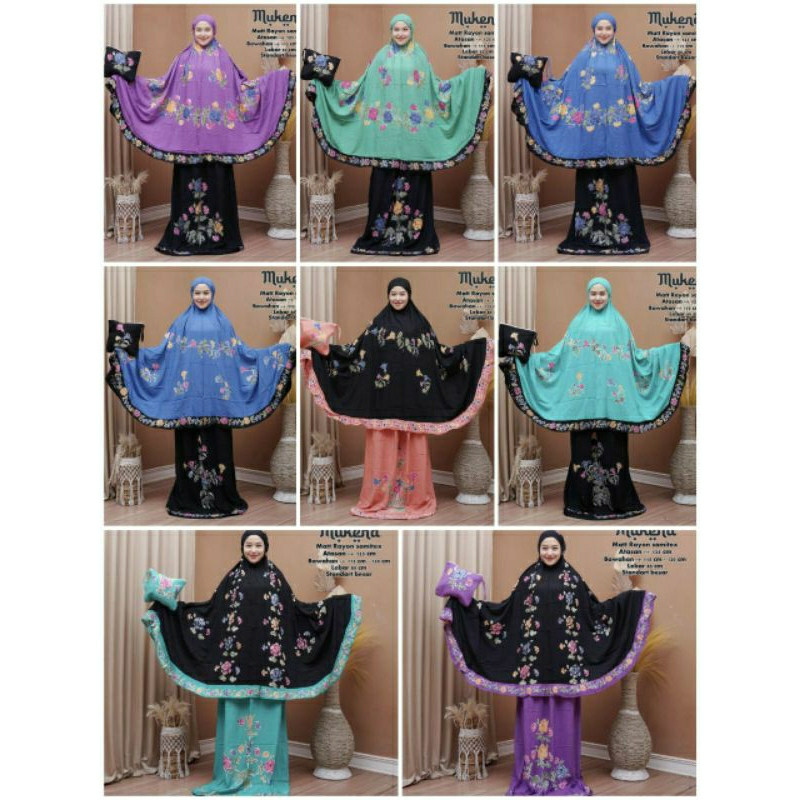 Mukena Batik Cap Jumbo Pekalongan