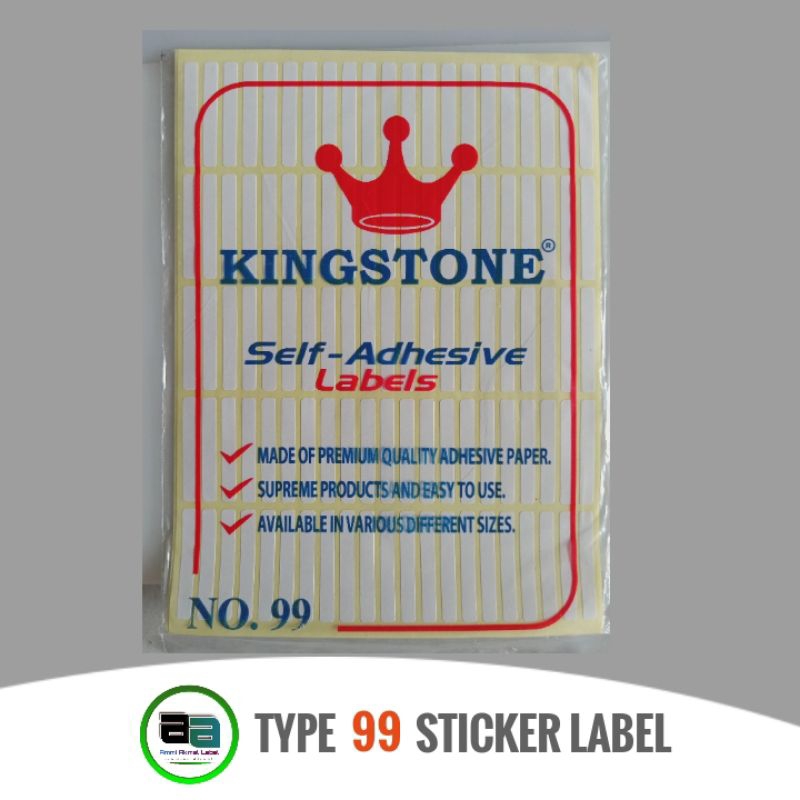 

Stiker Polos type 99/Undangan/barcode/labelling produk