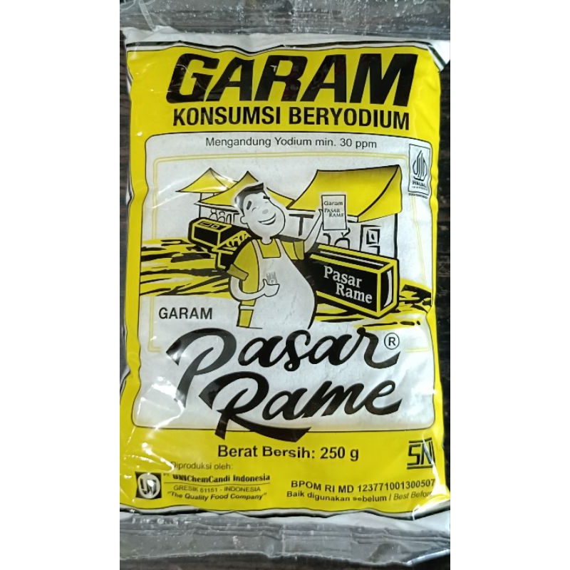 

Garam Dapur Pasar Rame 250G Beryodium