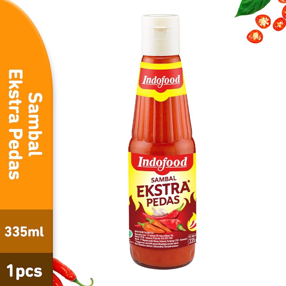 

Splash Sambal Indofood Ekstra Pedas Pet 335 ML PCS