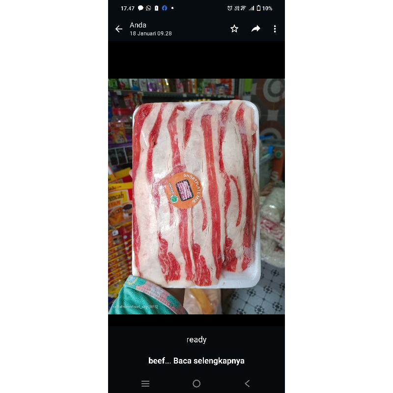 

BEEF SLICE MIX FAT 500GR