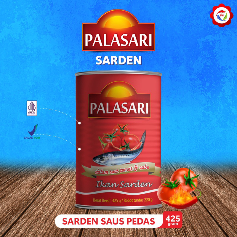 

Palasari Sarden Saus Tomat dan Cabe 425gr