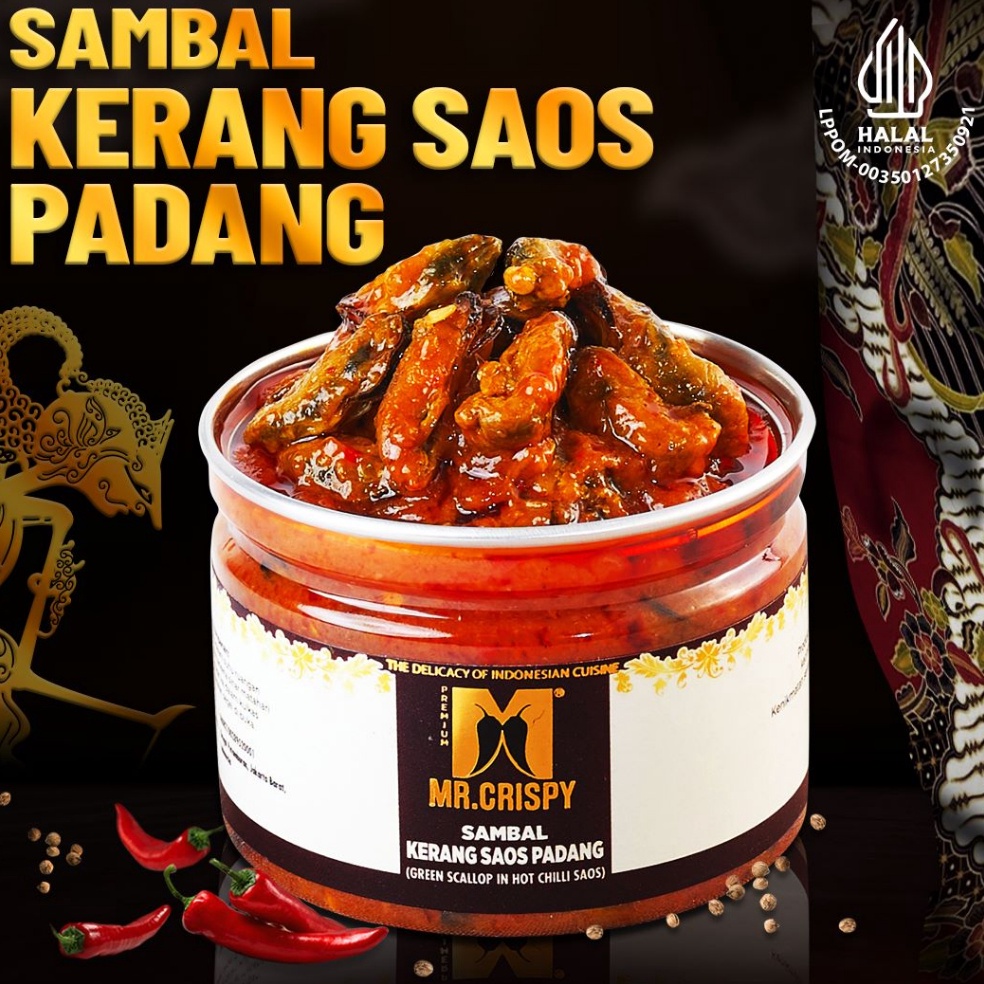 

PROMO ALE Sambal Kerang Saos PadangSambel Mr Crispy