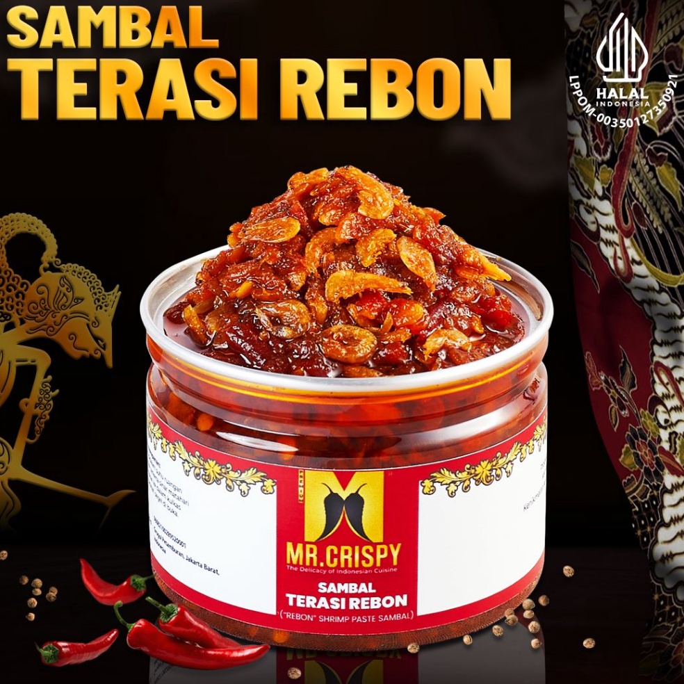 

HEMAT PROMO Sambal Terasi Rebon Sambel MrCrispy