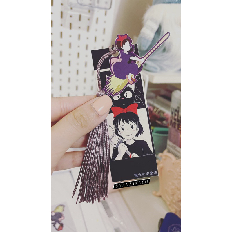 

PEMBATAS BUKU KIKI'S DELIVERY/ PEMBATAS BUKU STUDIO GIBLI/ STUDIO GIBLI BOOKMARK